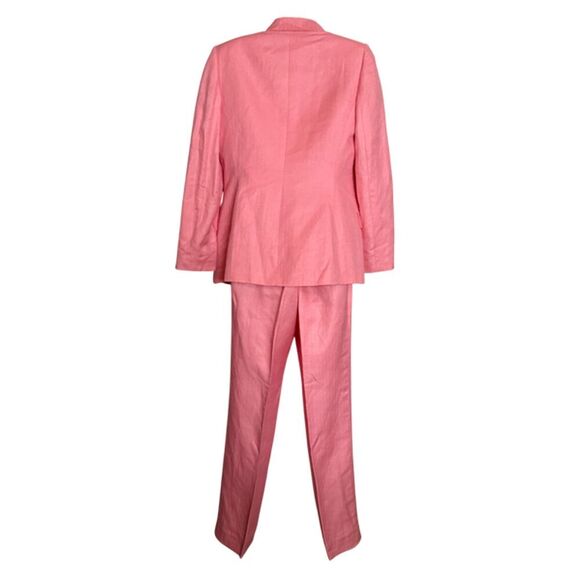 Kasper Pink 3 Piece Pant Suit Size 4 - Picture 5 of 17